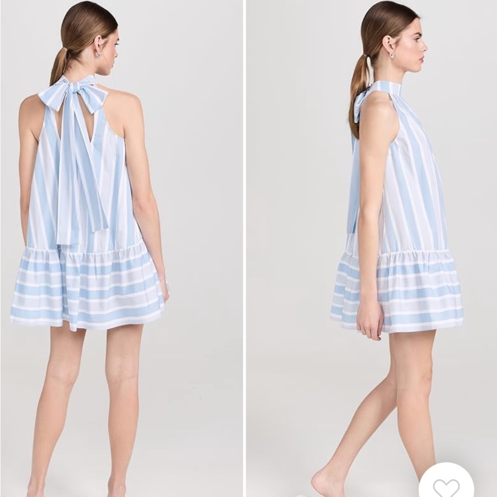 Mini Marlowe Stretch Cotton Stripe Dress